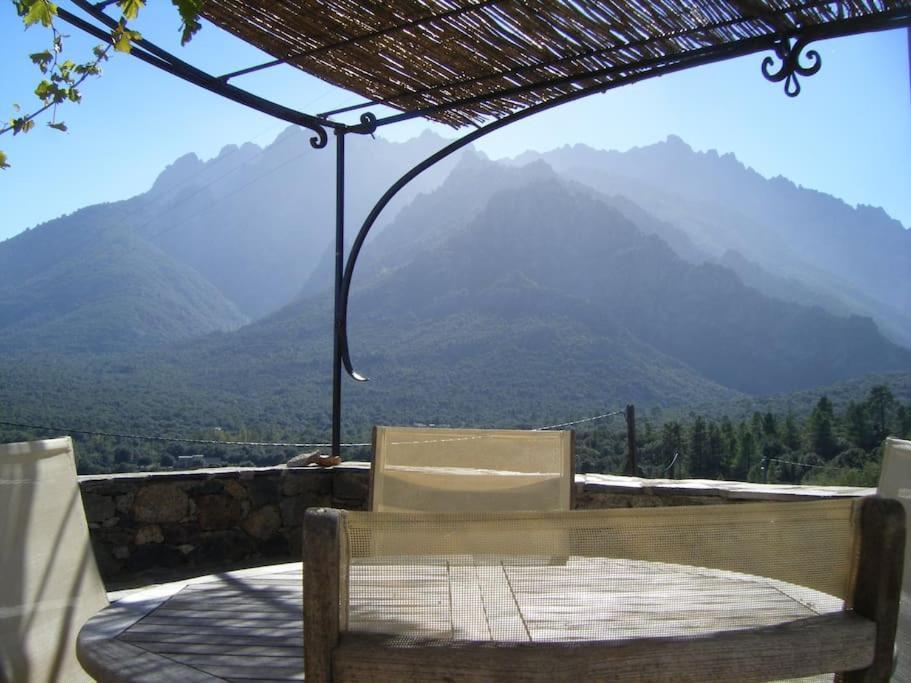 Le Capu Biancu-Location Avec Vue Proche Des Gorges De L Asco Entre Mer Et Montagne Moltifao ภายนอก รูปภาพ