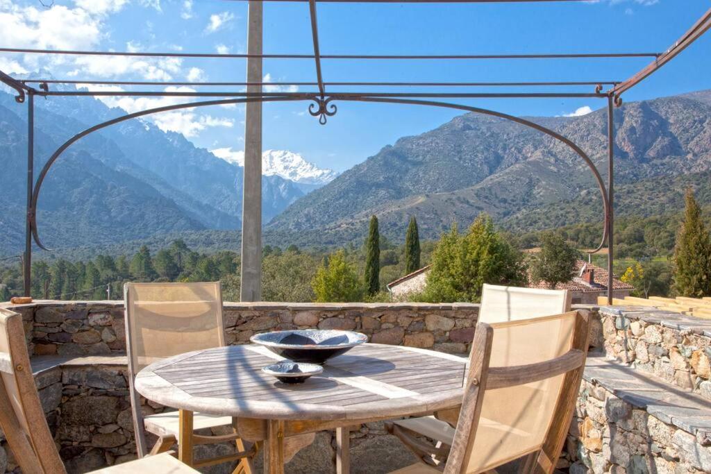 Le Capu Biancu-Location Avec Vue Proche Des Gorges De L Asco Entre Mer Et Montagne Moltifao ภายนอก รูปภาพ